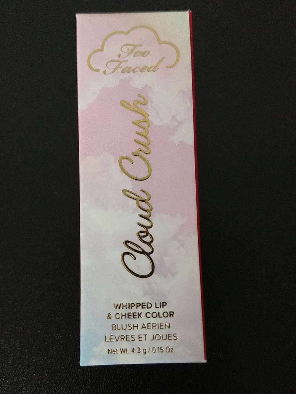Too Faced Cloud Crush Whipped Lip & Cheek Color: Red Velvet
